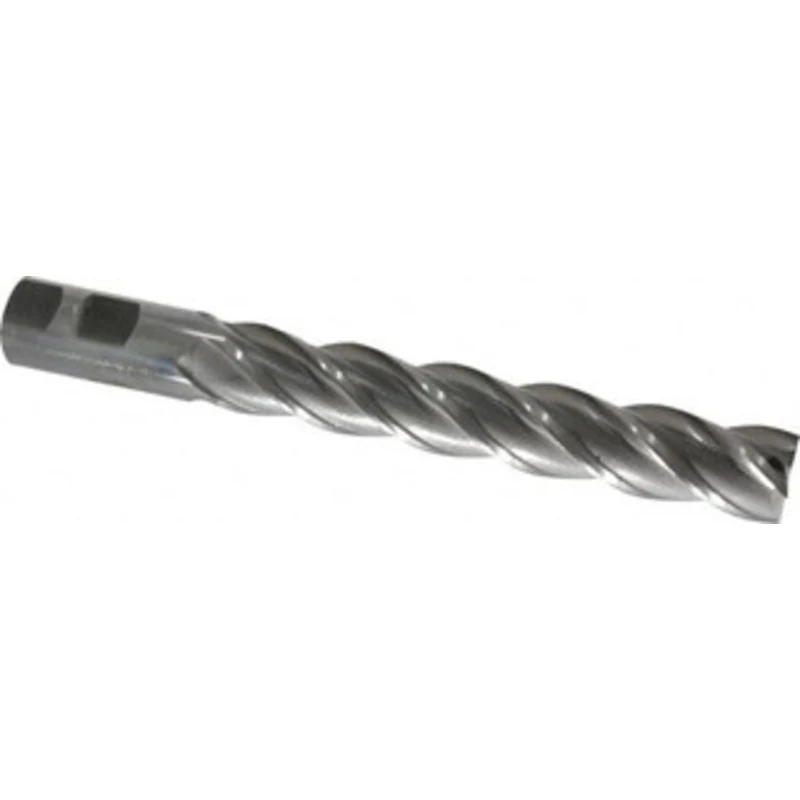 Value Collection 1, 6 LOC, 1 Shank Diam, 8-1/2 OAL, 4 Flute, High Speed Steel Square End Mill Single End, Uncoated, S...
